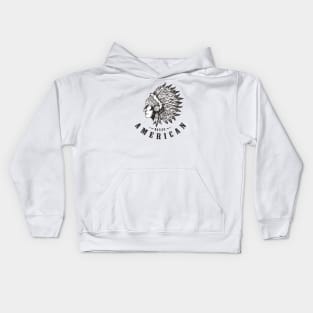 Native American - Cool Design Kids Hoodie